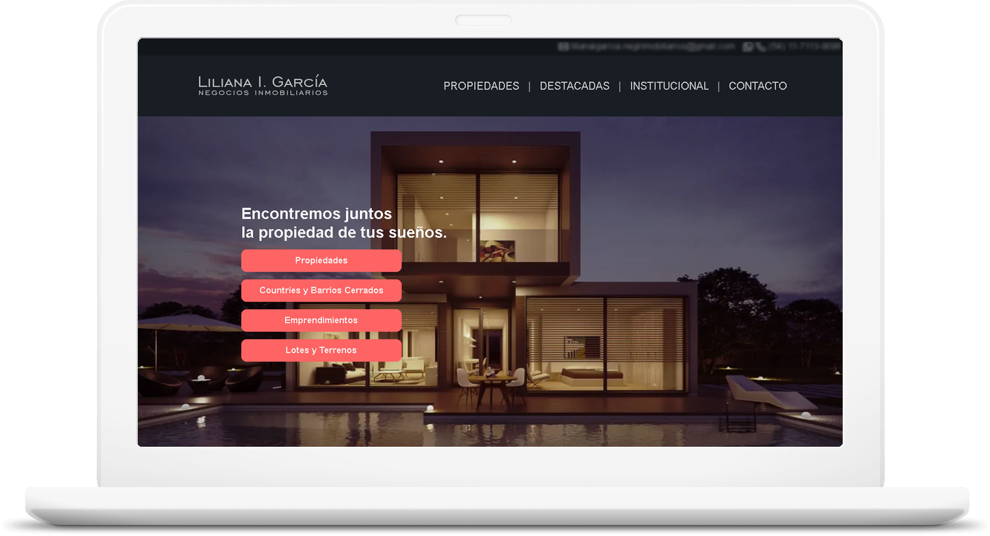 sitio web Liliana I. García sencillostudio